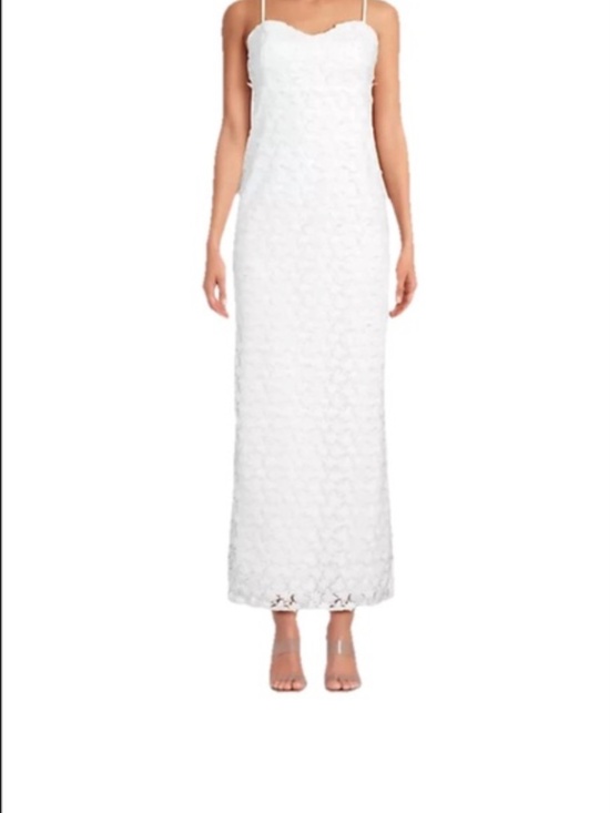Lilly Pulitzer Dresses & Skirts - Lilly Pulitzer White Gillian Lace Maxi Dress Butterfly Size 8